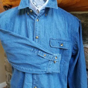 CE Schmidt Mens XL Denim shirt